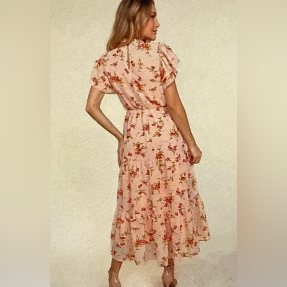 Haptics Floral Pink Dress - Picture 2 of 4